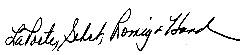 LaPorte's signature smaller