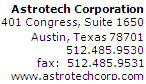 (ASTROTECH CORPORATION)