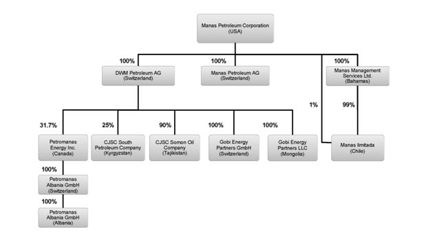 British Petroleum Organizational Chart