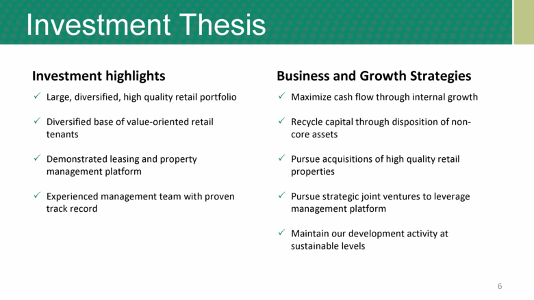 Thesis real estate investment