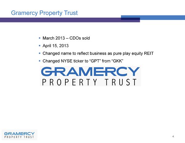 Gramercy Property Trust Inc. FORM 8K EX99.2