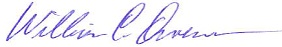 William C. Owens signature
