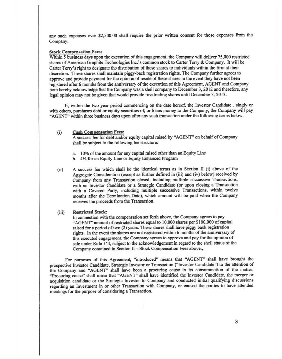 Agency Agreement page 3