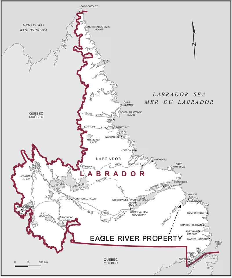 Map of Eagle River Property