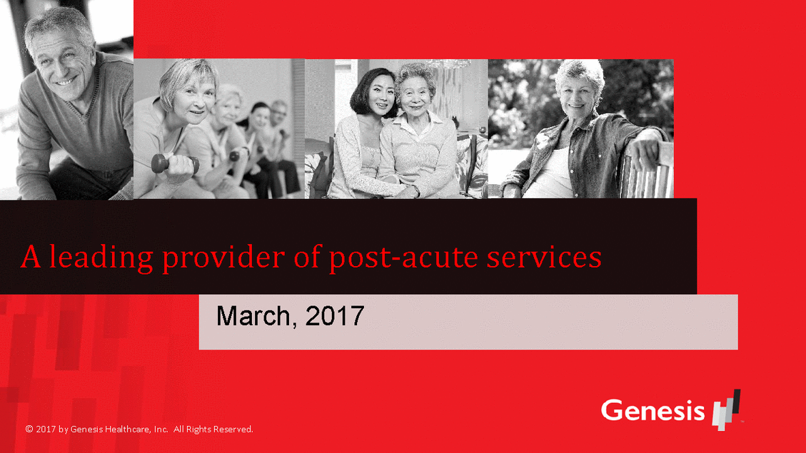 Genesis HealthCare _  Presentation March 2017